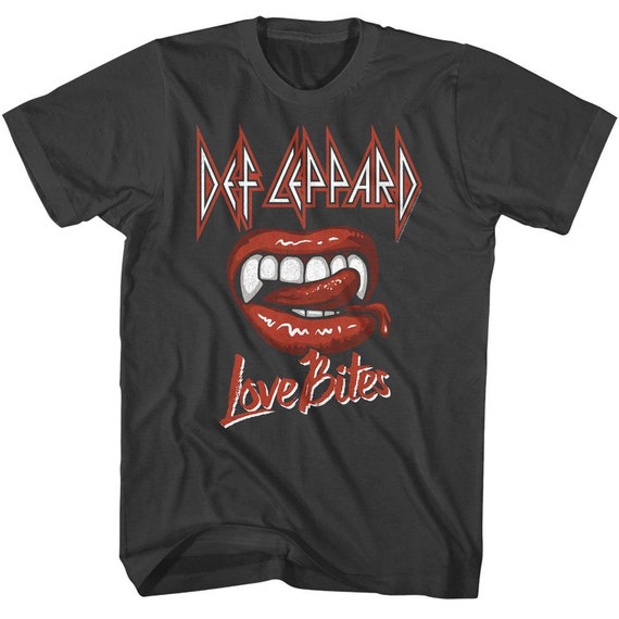Def Leppard Love Bites Lips Logo Shirts - Etsy