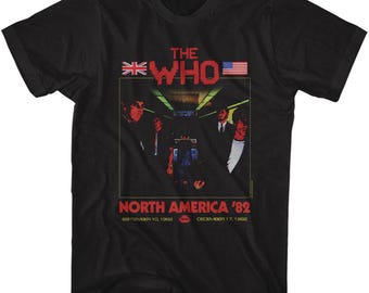 The Who It's Hard North America 1982 Black Shirts