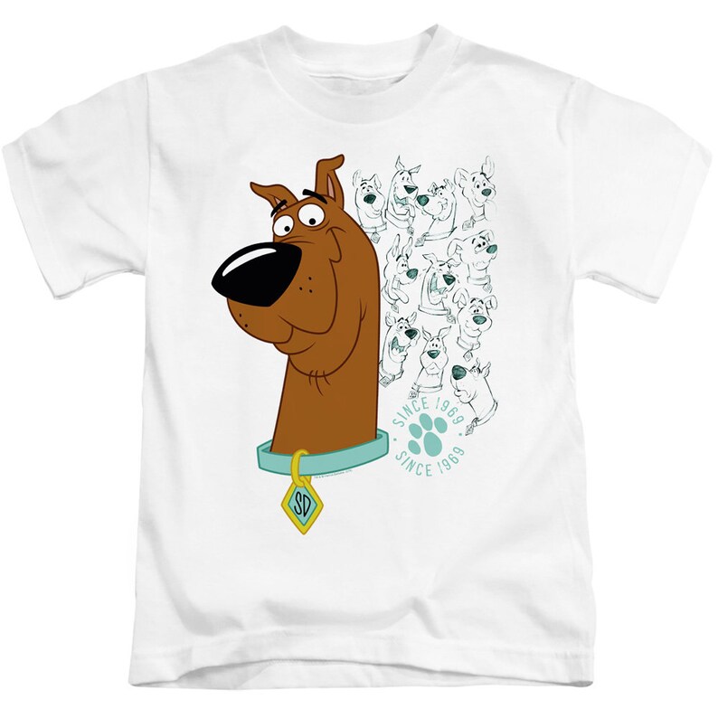 white scooby doo shirt
