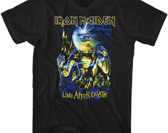 Iron Maiden Shirt Hallowed Be Thy Name Licensed Merch SRSX - Etsy