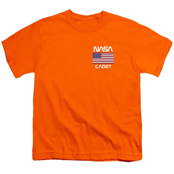 NASA Cadet Kid's Orange T-shirts - Etsy