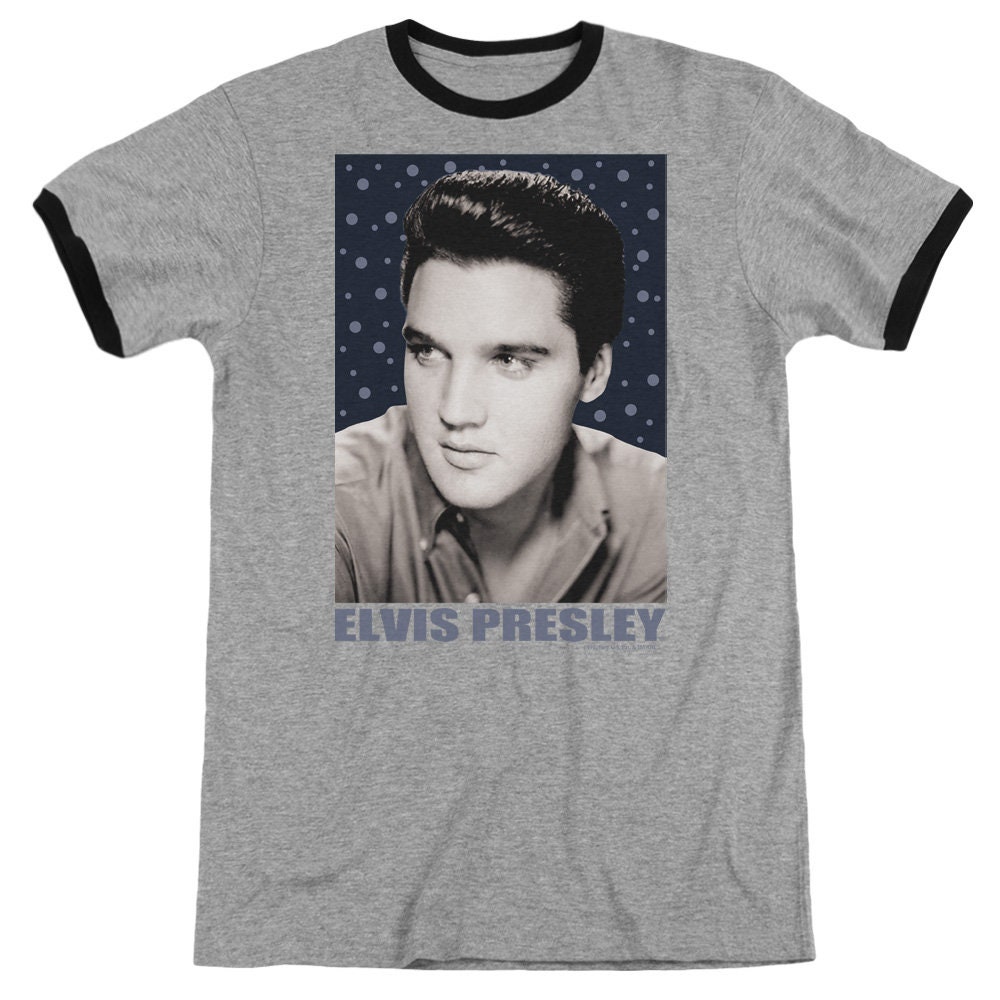 Elvis Presley Bubbles Portrait Athletic Heather Shirts - Etsy