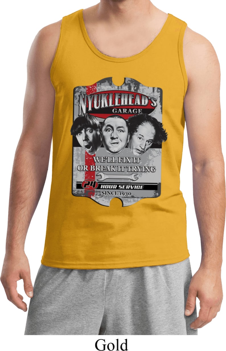 Nyuklehead/'s Garage Men/'s Three Stooges Tank Top 18664D2-2200
