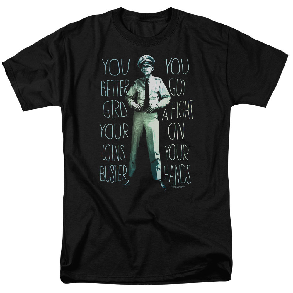 Andy Griffith Show Fight Quote Black Shirts