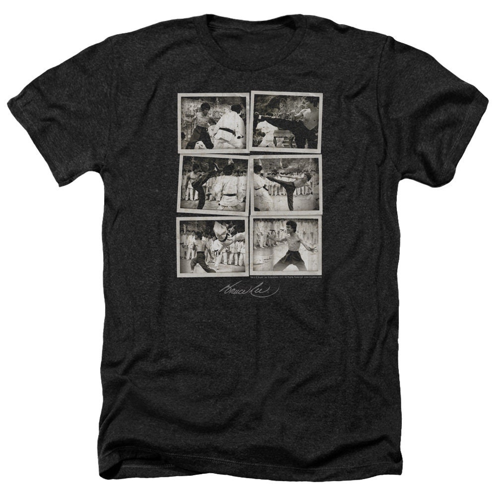 Bruce Lee Snap Shots Black Shirts | Etsy