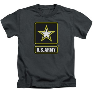 U.S. Army Logo Kid's Charcoal T-shirts - Etsy
