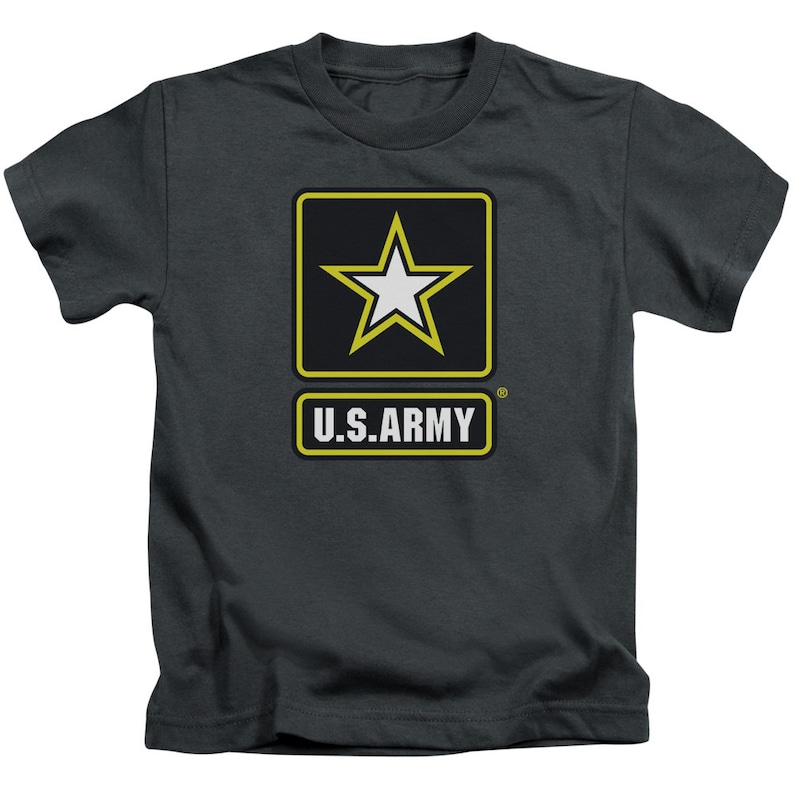 U.S. Army Logo Kid's Charcoal T-Shirts | Etsy
