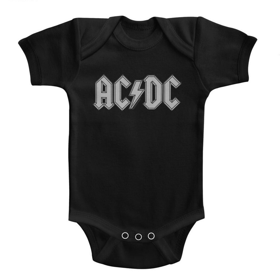 AC/DC Noise Pollution Black Baby Onesie Snapsuit - Etsy
