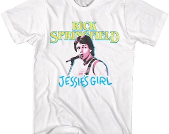 Rick Springfield Jessie’s Girl T-Shirt: Officially Licensed 80s Rock Tee