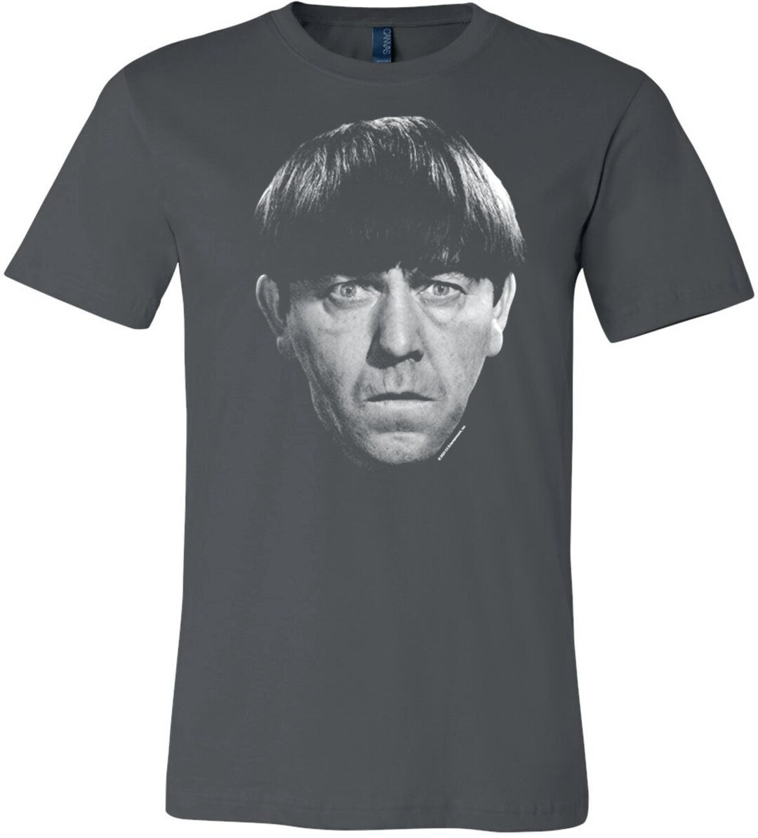 The Three Stooges Moe Face Adult T-shirt 26289ED1-3001 - Etsy