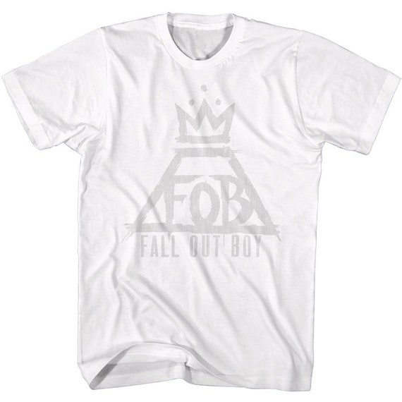 Fall Out Boy Triangle Crown Logo White Shirts - Etsy