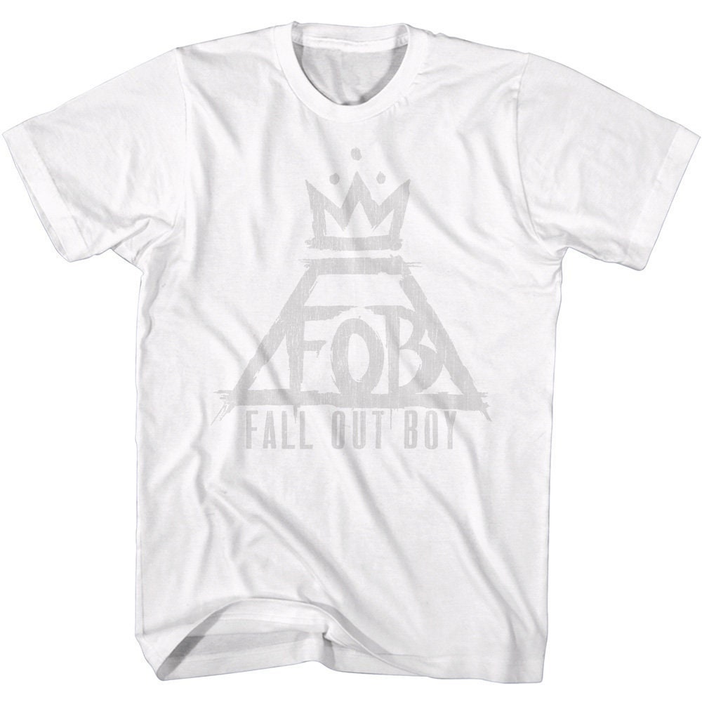 Fall Out Boy Triangle Crown Logo White Shirts - Etsy