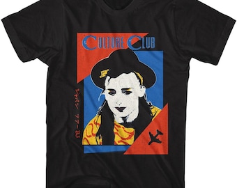 Vintage 1998 Culture Club T-shirt New Wave Band Tour Graphic