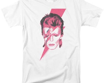 David Bowie Aladdin Sane Shirt Glam Rock Tee Ziggy Stardust Shirt 70s Rock Band Tee Retro Music Lover Gift