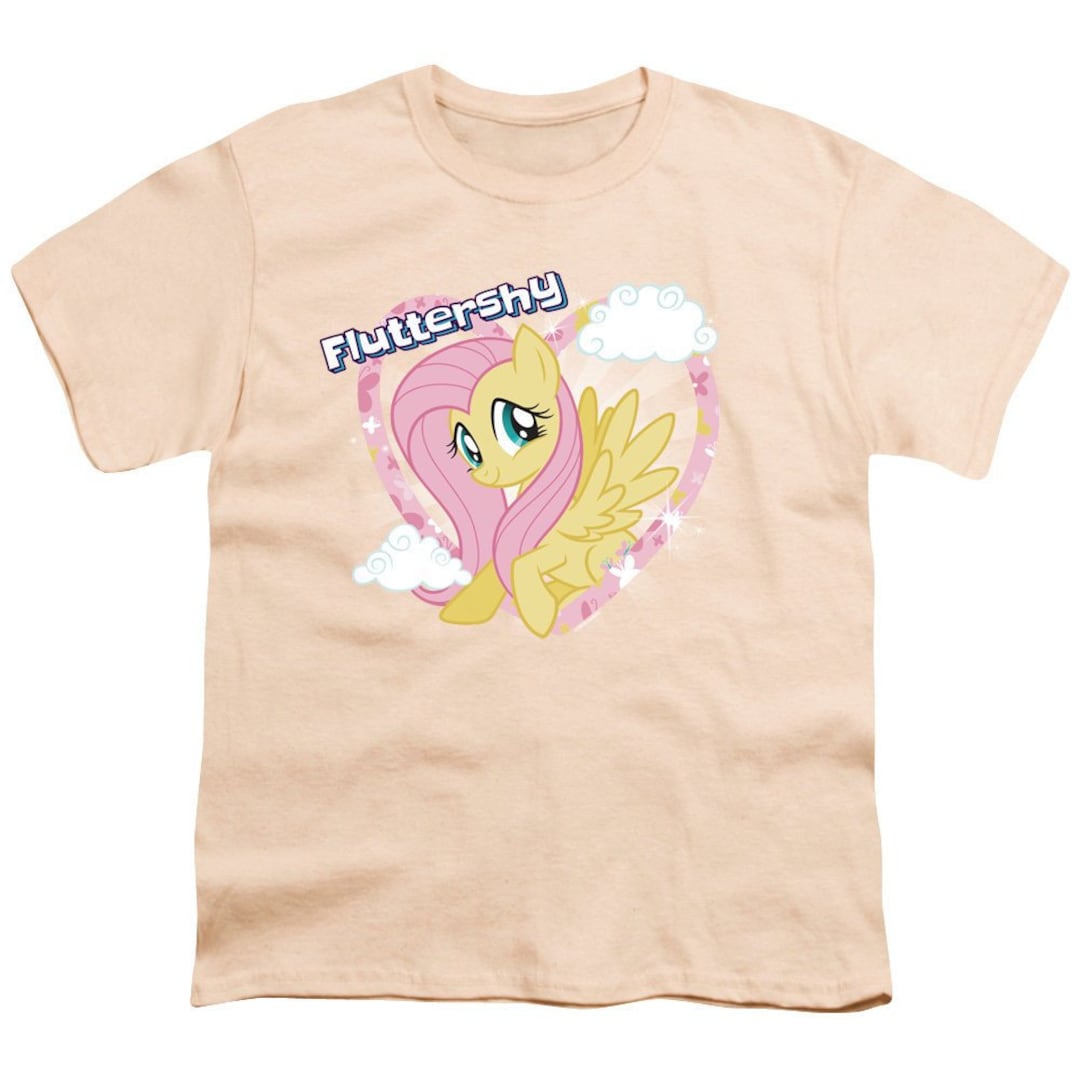 My Little Pony Fluttershy Kid's Cream T-shirts - Etsy My Little Pony Fluttershy Kid's Cream T-shirts - Etsy