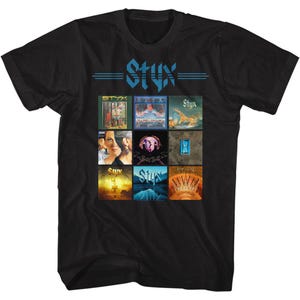 Styx Band T-Shirt: Officially Licensed Classic Rock Tee