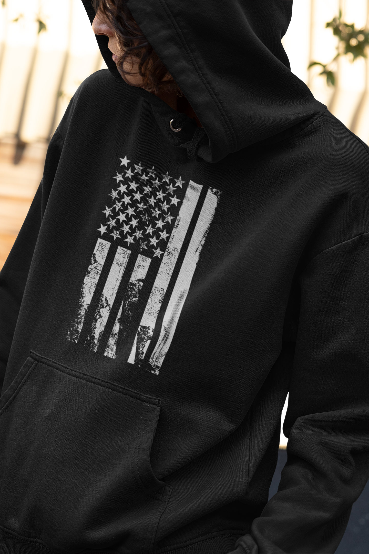 Distressed Stars and Stripes Flag Adult Unisex USA Hoodie DISFLAG PC90H Etsy Mexico