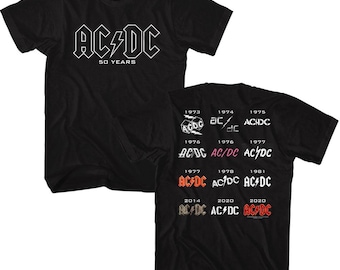 Spreadshirt AC/DC Back In Black Album Logo Blanc Débardeur