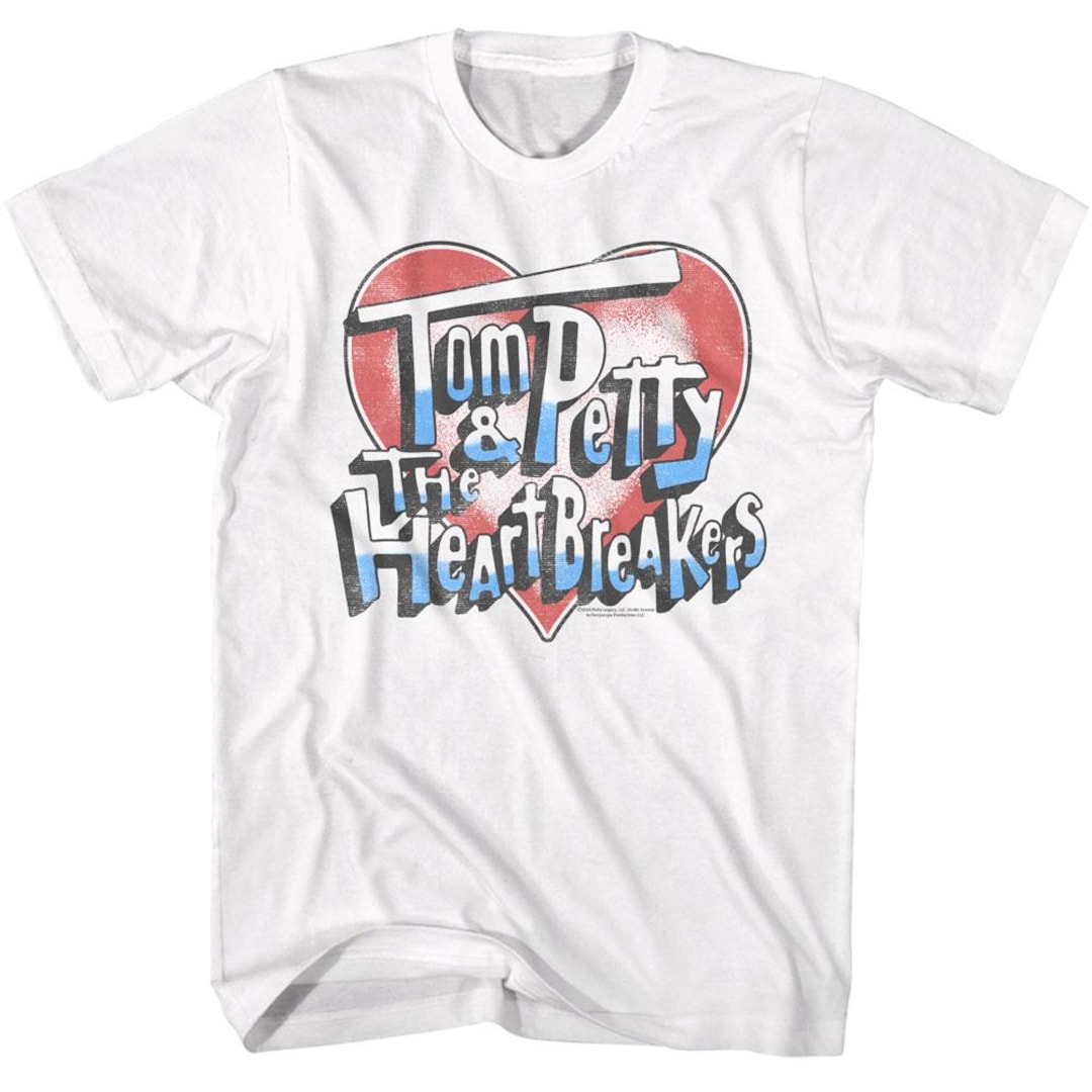 Tom Petty Shirt Vintage Heartbreakers Band Tee Classic Rock Music
