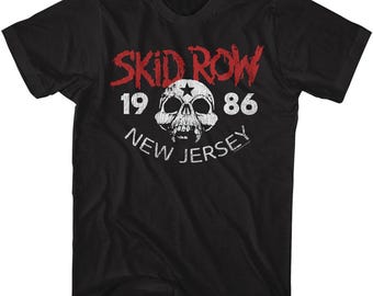 Skid Row 1986 New Jersey Concert T-shirt: Officially Licensed