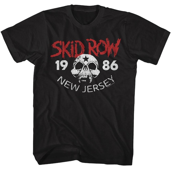 Skid Row 1986 New Jersey Concert T-shirt: Officially Licensed