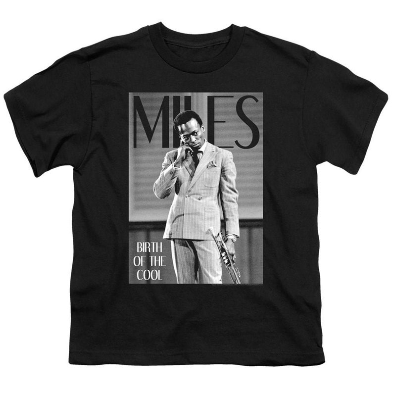 Miles Davis Birth Of The Cool Kid's Black T-Shirts | Etsy