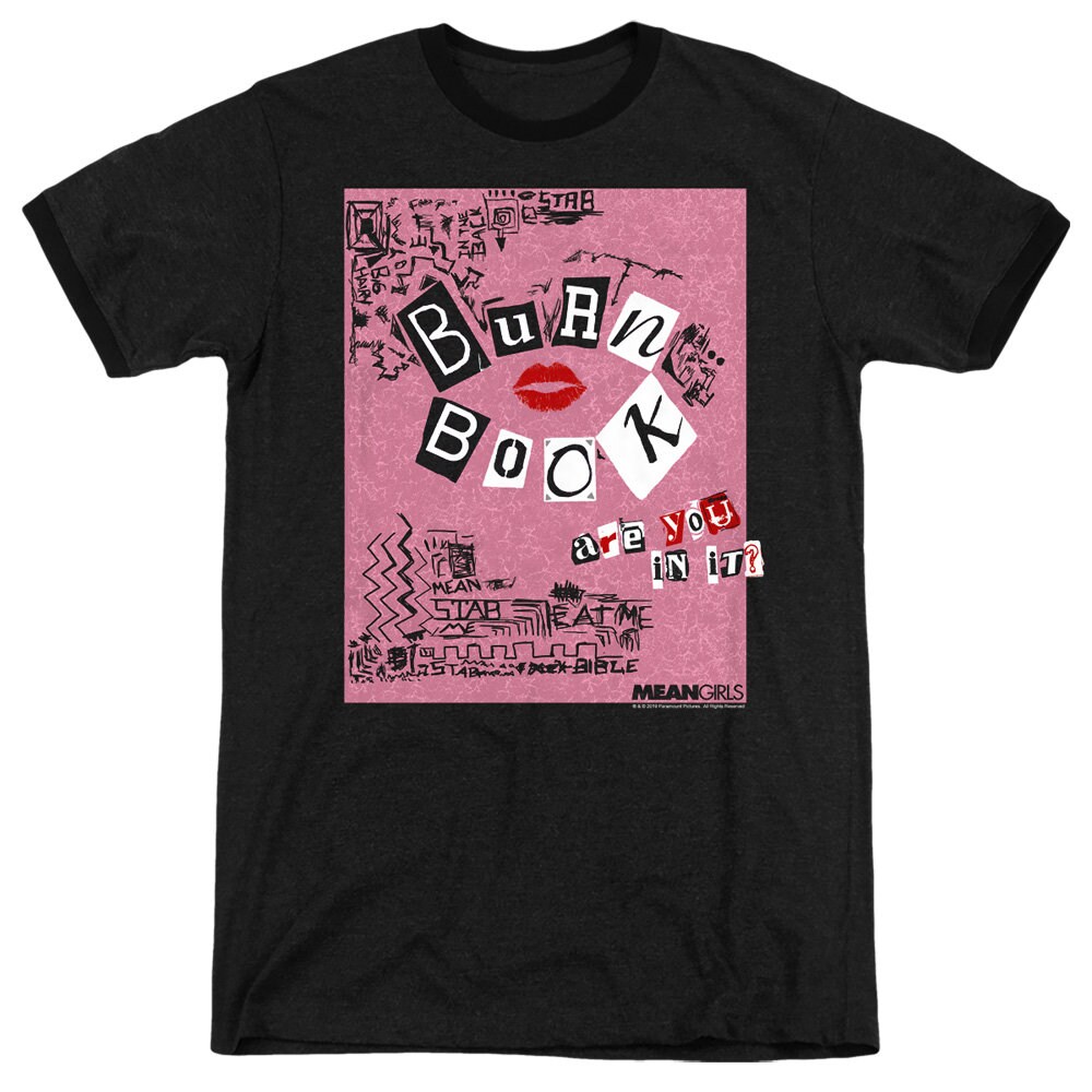 レディースファッション Mean Girls The Burn Book T-Shirt Girl's Mean Girls Burn Book T-Shirt : Target