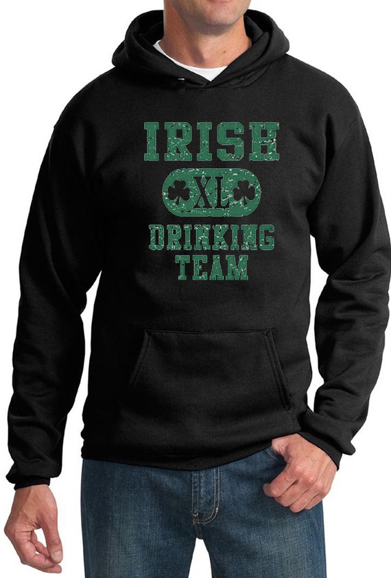 St Patrick's Day Irish Drinking Team Hoodie A8727D-PC90H | Etsy