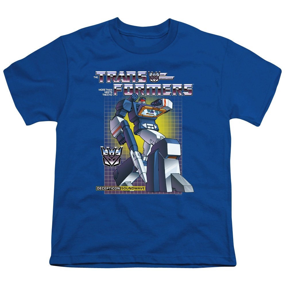 Transformers Soundwave Kid's Royal T-Shirts