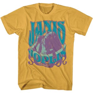Janis Joplin Sing From The Blues Gold Shirt