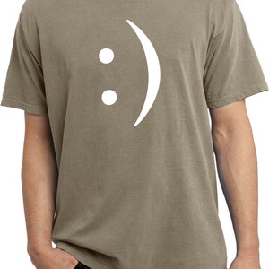 Koszulka Smile Chat Face Pigment Dyed T-shirt SMILEYCHAT-PC099