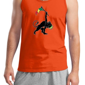 Men's Rasta Lion Triangle Rastafarian Tank Top TRIANGLE-2200 - Etsy
