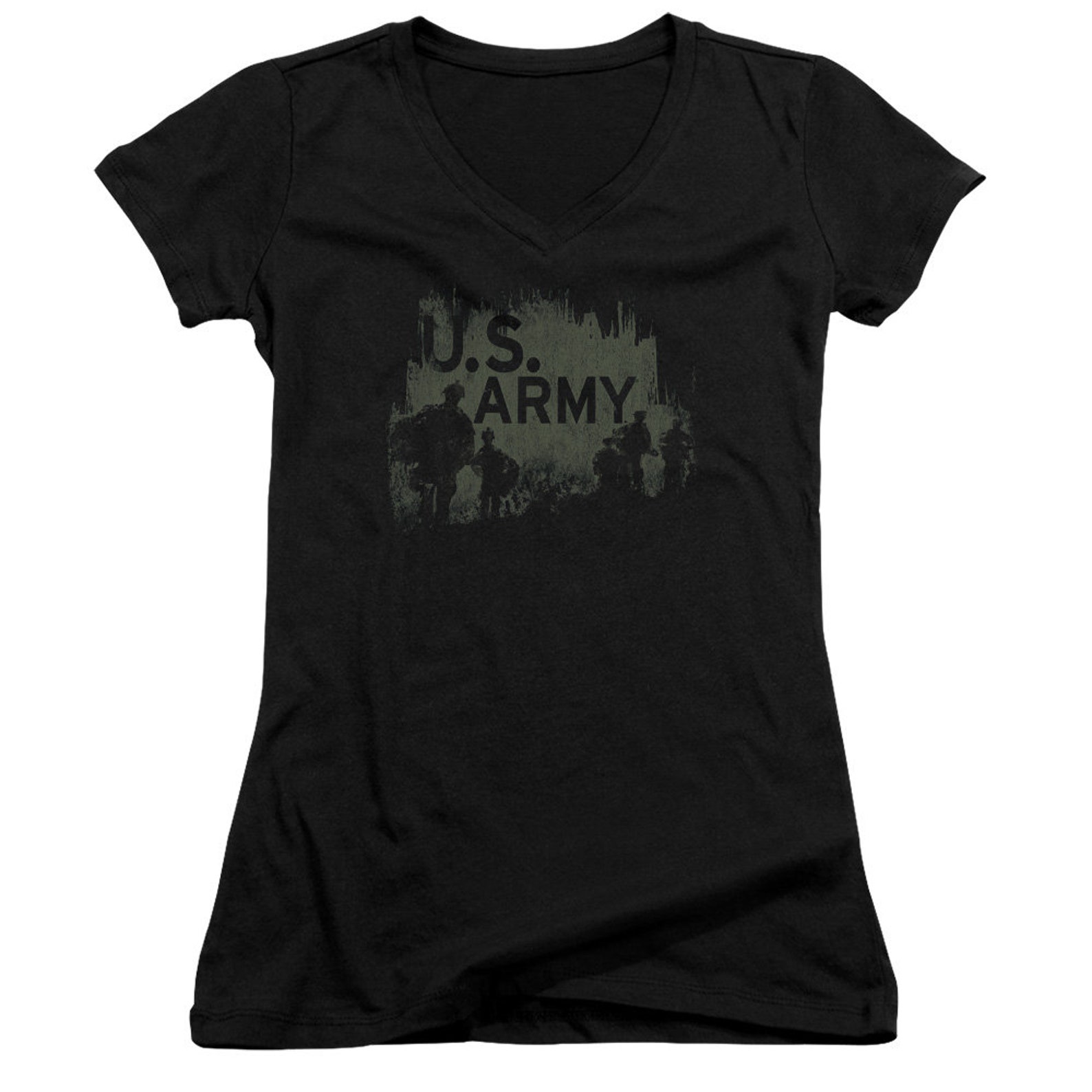 U.S. Army Soldiers Juniors and Women Black T-shirts - Etsy