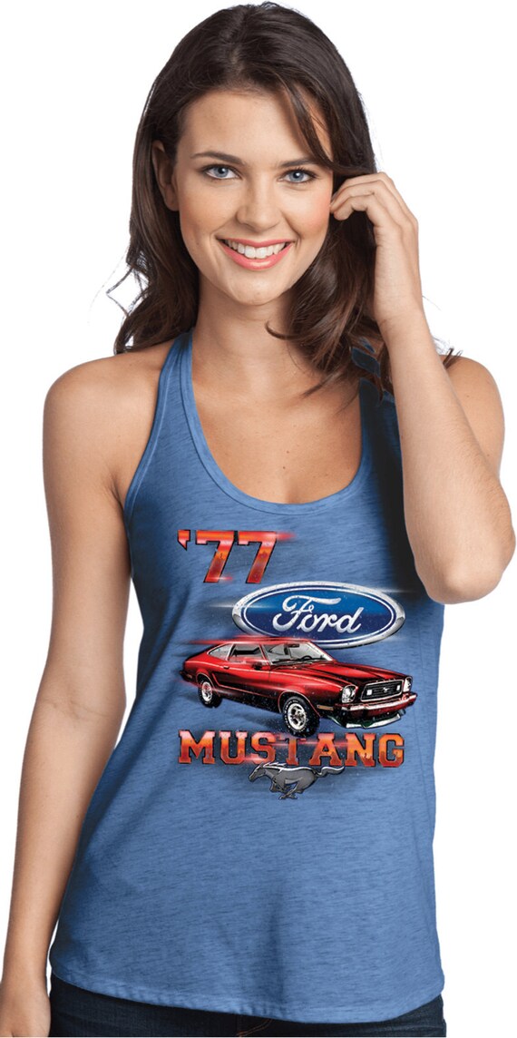 Ford 1977 Mustang Ladies T-back Tank Top 21532D1-DT250 - Etsy