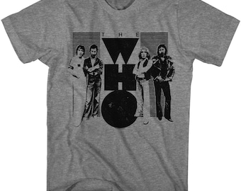 The Who 1975 Athletic Heather Shirt