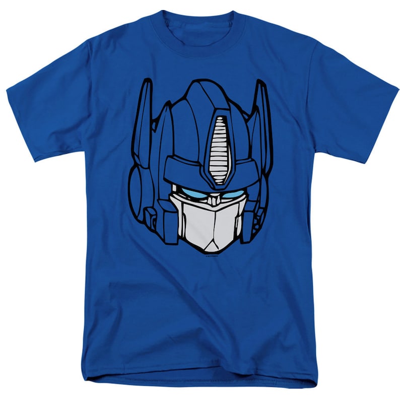 Transformers Optimus Prime Face Royal Shirts