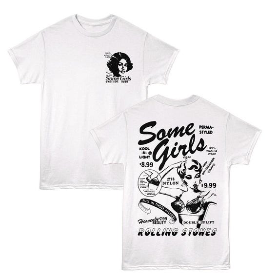 Rolling Stones Some Girls T-shirt: Officially Licensed 1978 Album
