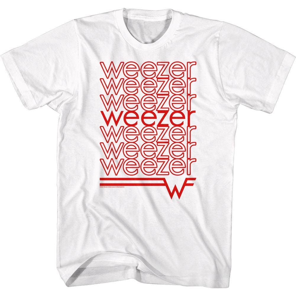 Red Weezer T Shirt - Etsy