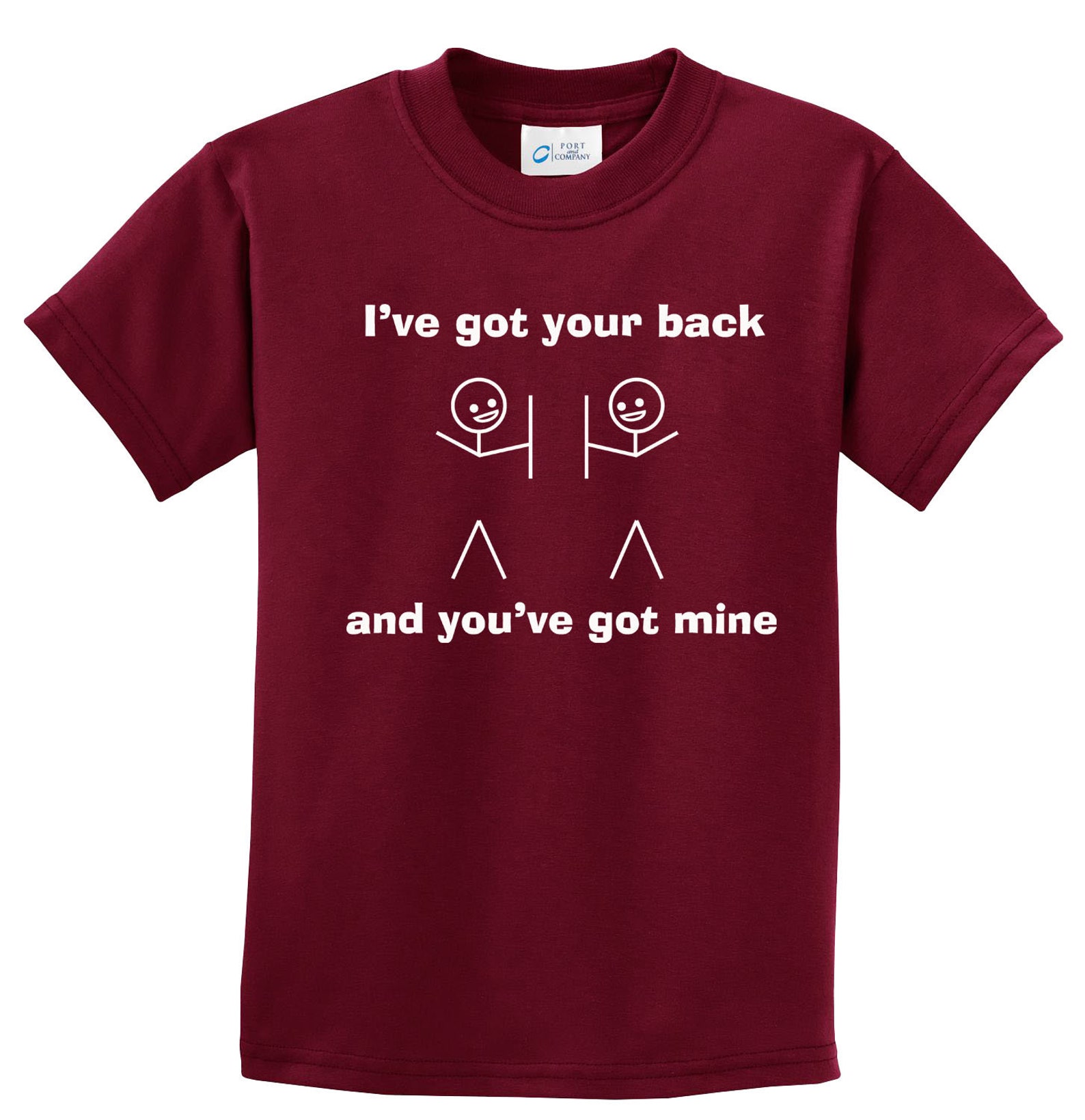 I've Got Your Back White Print Kid's T-Shirt | Etsy