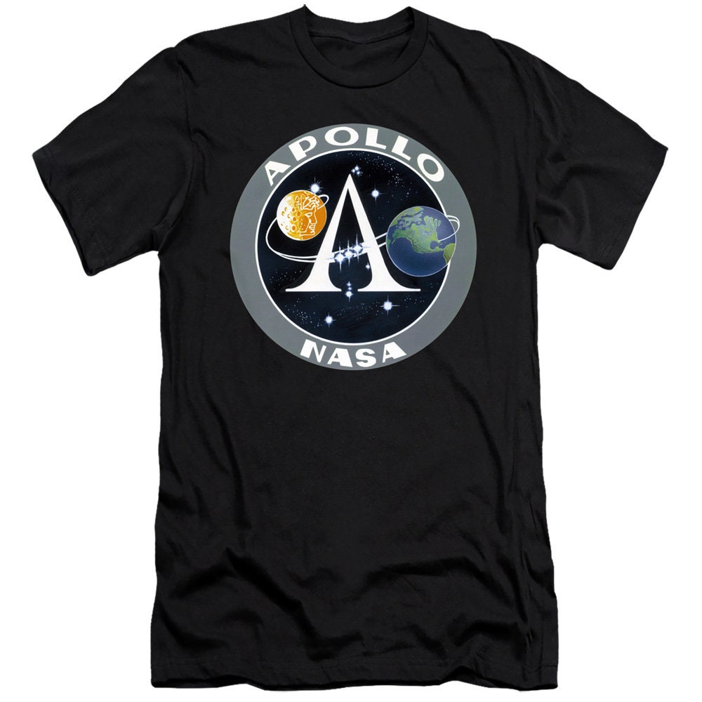 NASA Apollo Mission Patch Black Shirts | Etsy