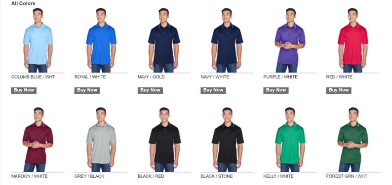 Shelby Blue and Red Pocket Print Men/'s Ford Cool /& Dry Two Tone Polo Shirt 18150EL9-PP-8406