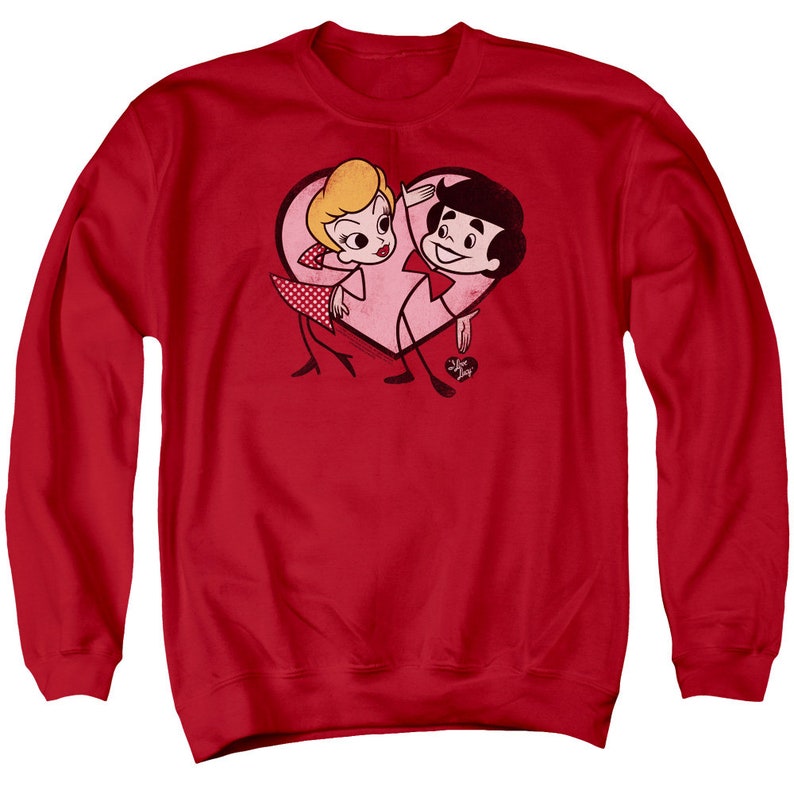 Amo a Lucy Dibujos animados Amor Camisas rojas imagen 9
