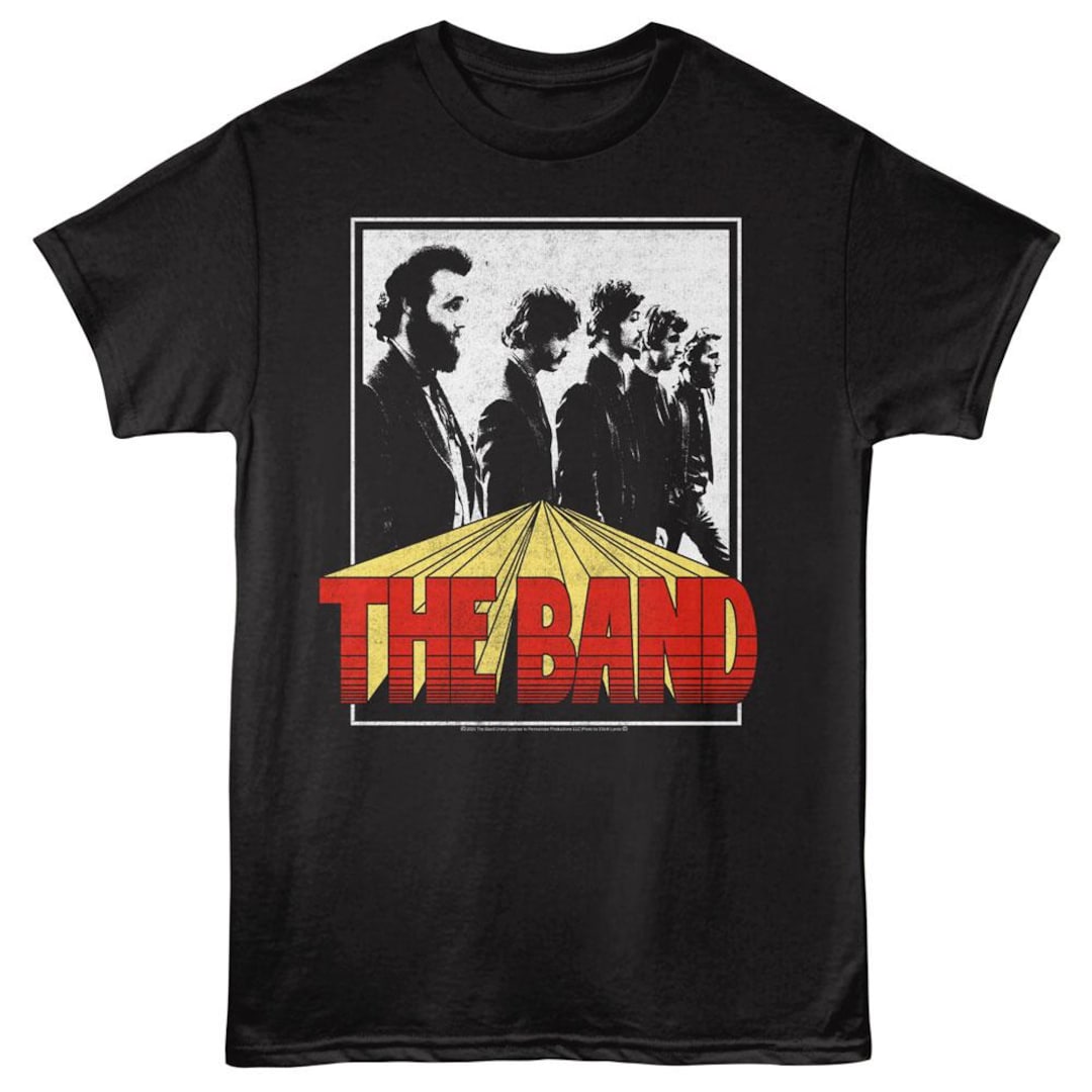 Officially Licensed the Band T-shirt | Rectangle Graphic Black Music ...
