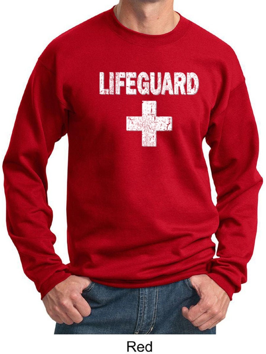 Sudadera de socorrista afligida DISTRESSEDLIFEGUARD PC90 Etsy Espana