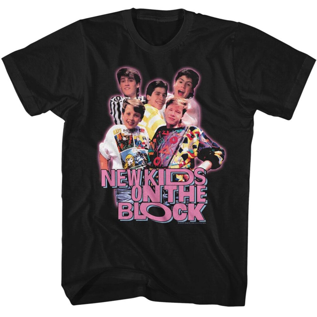 New Kids on the Block Group Image Black Shirts - Etsy