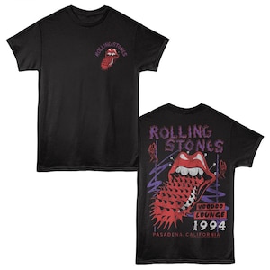Rolling Stones Voodoo Lounge 1994 T-Shirt – Officially Licensed Black Tour Tee for Rock Music Fans