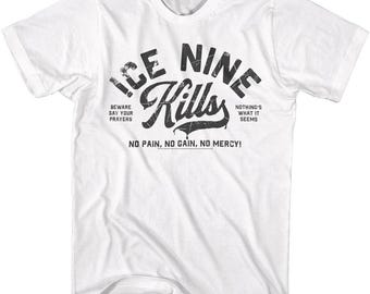 Ice Nine Kills No Pain, No Gain, No Mercy White Shirt
