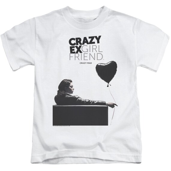Buy Crazy Ex Girlfriend Crazy Mad Kid's White T-shirts Online in - Etsy