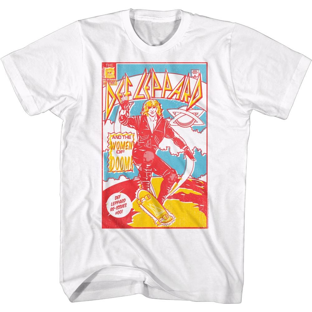 Def Leppard Comic - Etsy