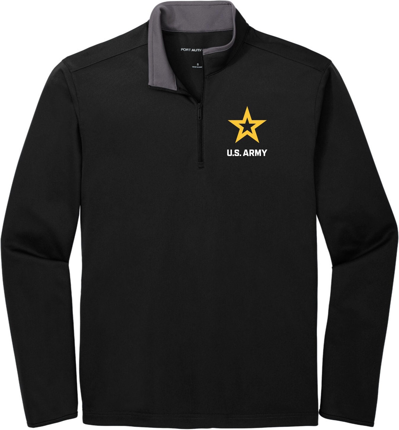 ★AMI PARIS★ Army / Men's Satin Patch Sweatshirt Black USW0 Black Logo-Appliquéd Embroidered Cotton-Jersey Hoodie